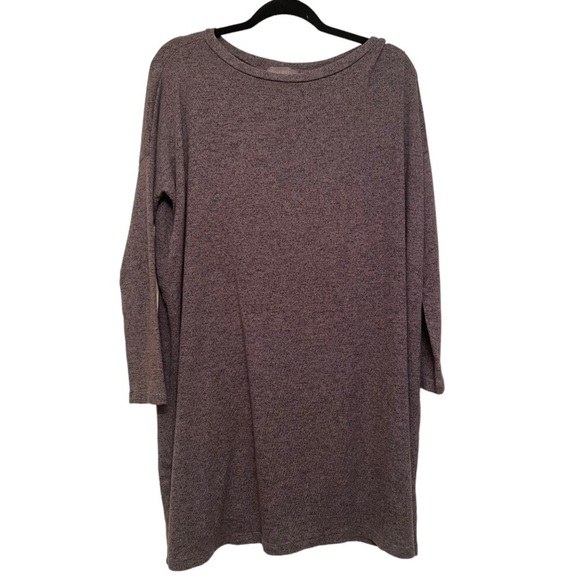Cherish Cozy Grey Tunic Sweater Size M (fits like L/XL) - Picture 1 of 2